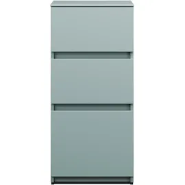Burgbad Lin20 Unterschrank 40 x 87 x 36 cm Eisblau Matt/Anthrazitgrau