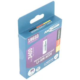 Ansmann Li-Ion 18650 3,6V 3400mAh mit Micro-USB Ladebuchse mit Schutzschaltung