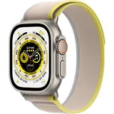 GPS+Cellular 49 mm Titaniumgehäuse, Trail Loop gelb/beige S/M