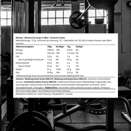 Mutant Iso Surge Coconut Cream Pulver 727 g