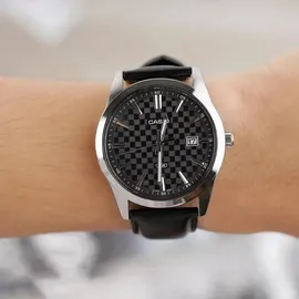 Casio Quarz Leder 9,6 mm MTP-VD03L-1A