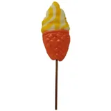 lollis Eis am Stiel gelber Lutscher mit Fruchtgeschmack 90 g