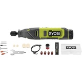 Ryobi 4 V USB-LITHIUM Akku-Rotationswerkzeug RRT4-120GA15, inkl. 15 teiliges Zubehörset, inkl. 1 x 4 V 2,0 Ah Akku und USB-C Ladekabel