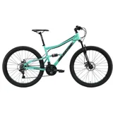 Bikestar Mountainbike BIKESTAR Fahrräder Gr. 43cm, 27,5 Zoll (69,85cm), grün für Damen und Herren, Kettenschaltung