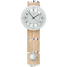 AMS Funk-Pendelwanduhr 66,0 cm F5214 braun