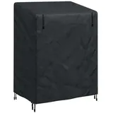 vidaXL Gartenmöbel-Schutzhülle Hollywoodschaukel-Abdeckung 120 x 90 x 155 cm 600D Oxford Stoff (1-St) schwarz 90 cm x 120 cm x 155 cm