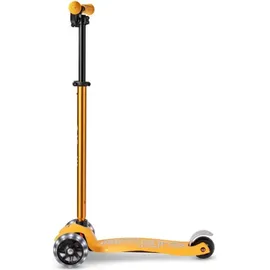 Micro Maxi Pro LED gelb - 3-Rad Scooter mit LED Rädern - Gelb