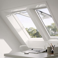 VELUX Dachfenster GPL 2067 Klapp-Schwing-Fenster Holz weiß lack ENERGIE Wärmedämmung, 134x140 cm (UK08)