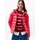 Tommy Hilfiger TOMMY JEANS Damen TJW SLIM HOOD PRNT DOWN JCKT EXT DW0DW21617, Rot, S, Rot (Vintage Cerise), S