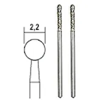 PROXXON Micromot 28232 Schleifstift Kugelform Durchmesser 2.2mm 2St.