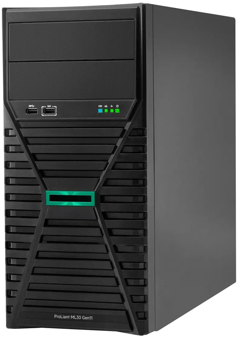 HPE ProLiant ML30 Gen11 Tower Server P71647-425 Intel® Xeon® Bronze 3508U CPU, 32GB RAM, 4GB HDD