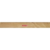 Brunnen 104974030 Lineal / Holzlineal (für Schule und Büro 30 cm, Holz