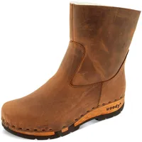 woody Damen Nena Clog Stiefelette, Tabacco, Größe 36