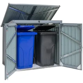 Westmann Mülltonnenbox ISBS-T2D 240 l anthrazit/lichtgrau
