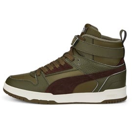 Puma RBD Game Winterized Mid-Top Sneaker gefüttert deep olive/dark chocolate/team gold 45