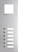 Hager Frontplatte intercom RTQ106X