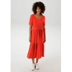 Sommerkleid, in trendiger Farbpalette, Gr. 40 - N-Gr, rot, , 14351752-40 N-Gr