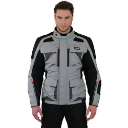 Motorradjacke NERVE "Tengri" Gr. XL, grau, Jacken, XL, Obermaterial: 100% Nylon. Innenseite: 100% Polyester, Men