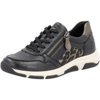 remonte Sneaker Damen Schwarz/Gold 37
