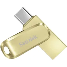 SanDisk Ultra Dual Drive Luxe USB Type-C-Laufwerk Smartphone Speicher 512 GB (Mobiler Speicher, USB 3.2 Gen 1, drehbares Design, 400 MB/s Lesen, USB Laufwerk, automatisches Backup) Gold