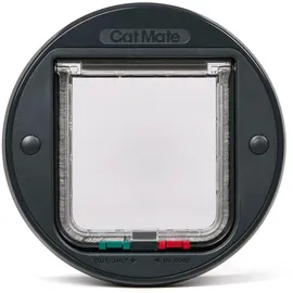Cat Mate 4-Wege-Katzenklappe für Glas (210G) – Abschließbare Tür für kleine/mittelgroße Katzen, für Glas, UPVC & Holz, Weiß