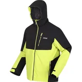 Regatta Wentwood Vii 3in1 Abnehmbare Jacke - Black / Bright Kiwi - 3XL