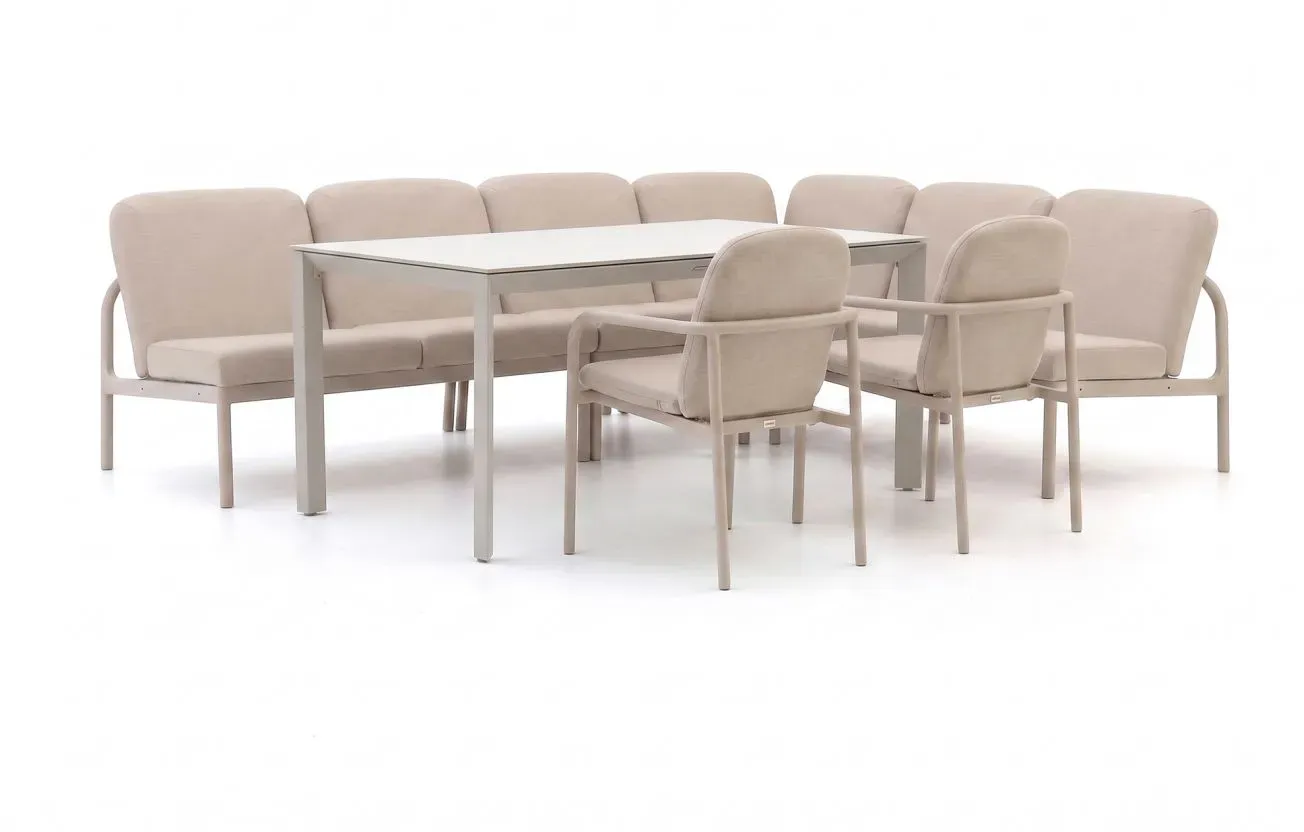 Manifesto San Teodoro/Sestino 160 cm Dining Ecklounge-Set 7-teilig