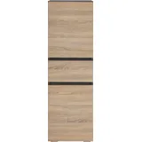 Home Affaire Midischrank »Wisla«, Höhe 130 cm, mit Türen & Schubkasten, grau