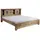 MASSIVMOEBEL24.DE Bett Mango 190x220x105 natur lackiert Railway 143