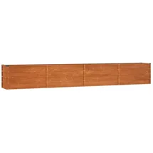 vidaXL Hochbeet Rostig 320 x 40 x 45 cm Cortenstahl