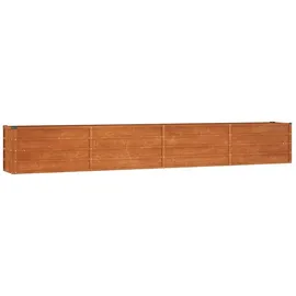 vidaXL Hochbeet Rostig 320 x 40 x 45 cm Cortenstahl