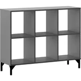 Schildmeyer MÖBELPARTNER Bücherregal Smash anthrazit 104,3 x 33,0 x 82,0 cm
