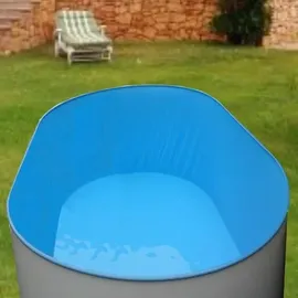 Evolution Poolfolie Oval Adriablau 871 x 400 x 150 cm