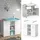 Vicco Wickelkommode Wickeltisch Wickelregal Leonie mit Wickelaufsatz Babyregal
