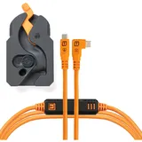 Tether Tools LeverLock&Cable Kit Optima 10G rechts orange