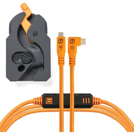 Tether Tools LeverLock&Cable Kit Optima 10G rechts orange