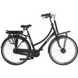 AMIGO Elektrische Transportfahrräder E-Lagos T3 28 Zoll 55 cm Damen 7G Rollerbrakes Mattschwarz - Schwarz