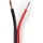 Nedis Lautsprecherkabel 2x 2.50 mm2 CCA 25.0 m Rund PVC Red - Schwarz Eingewickelt (25 m, 2.50 mm2), Lautsprecherkabel, Mehrfarbig