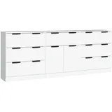 vidaXL Sideboard 60 x 70 x 30 cm Weiß