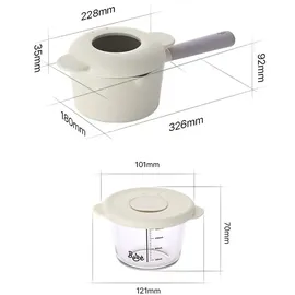neoflam inc. Neoflam BÉBÉ Kochtopf 18cm Set - Weiß - Weiß
