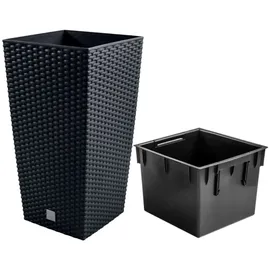 Prosperplast Rato Square 28,7 x 28,7 x 55 cm anthrazit