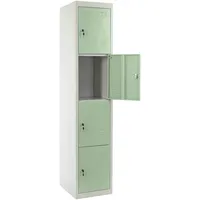 Mendler Schließfach Boston T163, Schließfachschrank Wertfachschrank Spind, Metall 180x38x45cm
