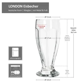 Mambocat Eisbecher 0,35 l Transparent 12 St.