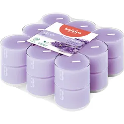 True Scents Duft-Teelichter Clear Cup - Lavendel (6x18er Pack)