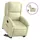 vidaXL Relaxsessel mit Aufstehhilfe Elektrisch Leder 55,8 x 99,5 x 73,9 cm Creme