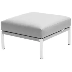 Solpuri Club Lounge Hocker inkl. Polster - White