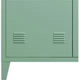 [en.casa] Oripää Aktenschrank 90 x 80 x 33 cm Pastellgrün