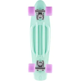 Star-Skateboard Kicktail grün