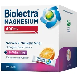 Biolectra MAGNESIUM 400 mg Nerven & Muskeln Vital Orange 60 St Pellets