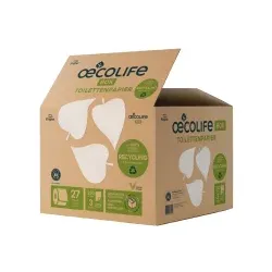Fripa oecolife Toilettenpapier, RECYCLING, 3-lagig 1592701 , 1 Karton = 27 Rollen à 250 Blatt